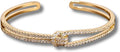 Pulseira Feminina Cravejada "Woman’s Grace" – Ajustável, com Zircônias Luxuosas, Banhada a Ouro ou Prata – Acessório Elegante e Sofisticado para Todas as Ocasiões – Acompanha Bolsa de Veludo