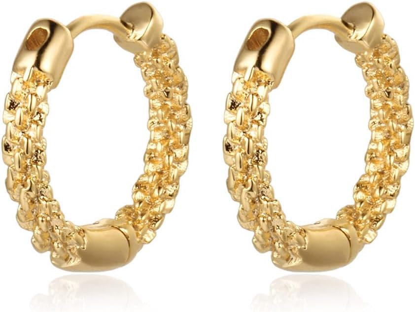LOMISS BRINCOS FEMININOS OURO BRINCO METAL ARGOLA JEWELLERY