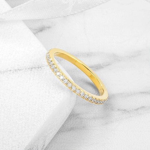 Anel Aurora Folheado a Ouro 18k