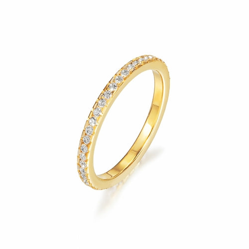 Anel Aurora Folheado a Ouro 18k